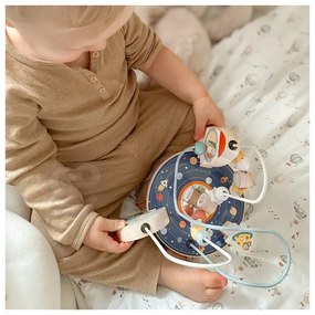 Tooky toy drewniana rakieta pętla motoryczna labirynt