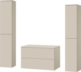 Zestaw łazienkowy szafka +2 słupki Color Kaszmir (2S80+2D160 X2)