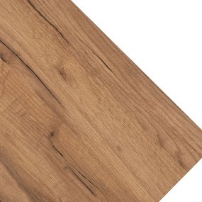 Zestaw Stół Rozkładany SKUBI 120-160 cm Dąb Craft/Czarny i 4 Krzesła Tapicerowane CHRIS Beżowe Nowoczesne