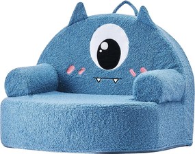 Fotel SucceBuy dla Dzieci Wygodny w Stylu Potwora, Dziecięce Krzesło z Pianki z Podłokietnikami, Sofa dla Maluchów Wyjmowana i Zmywalna, z Gąbki 28D
