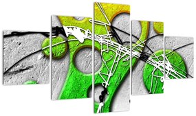 Abstrakcyjny obraz (125x70 cm)