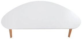 Biały stolik Bonami Essentials Skandinavian, dł. 84,5 cm