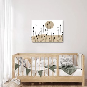 Obraz na szkle - Łąka graficzna N⁰2 (70x50 cm)
