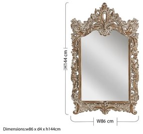 Lustro ścienne 86x144 cm Baroque – Premier Housewares