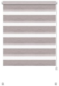 Szarobrązowa roleta dzień i noc 68x215 cm Zebra Silvalin – Gardinia