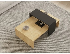 Stolik konferencyjny Glow Anthracite and SapphireOak