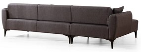 Ciemnoszara sofa narożna Belissimo, narożnik lewy – Balcab Home