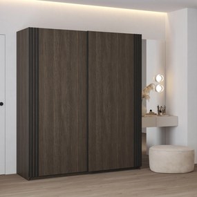 Szafa Przesuwna VANTE 150 cm Szafa Dwudrzwiowa Dąb dunin