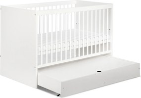 Łóżeczko niemowlęce Dalia 120x60, kolor biały/popiel