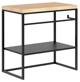 Szafka pod umywalkę nablatową LILY 95x43 czarny/dąb BALTICA DESIGN