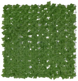 Zielona plastikowa osłona balkonowa 300x100 cm Ivy – Maximex