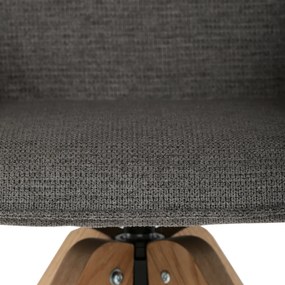 Krzesło do jadalni DCH-C2148 GREY2 z wodoodpornątkaniną