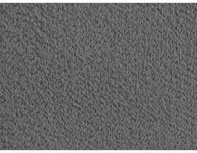 Ciemnoszare tapicerowane łóżko dwuosobowe ze schowkiem/bez zagłówka ze stelażem 180x200 cm Inera – Bobochic Paris