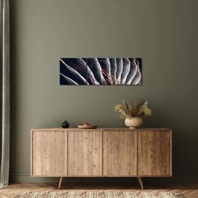 Obraz - Wyładowanie świetlne (z zegarem) (90x30 cm)