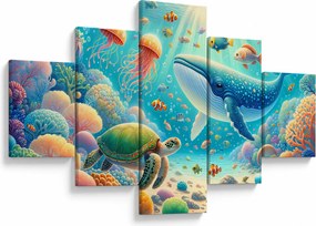 Obraz - Świat pod wodą (125x70 cm)