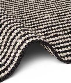 Czarny dywan z juty tkany ręcznie 160x230 cm Harvest Ebony – Elle Decoration