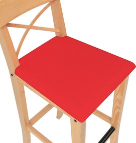 Pokrowiec na krzesło barowe Ingolf z tapicerowanym siedziskiem