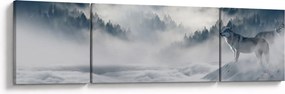 Obraz wilków (170x50 cm)