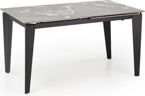 Rozkładany stół z blatem ze spieku Felix Halmar efekt szarego marmuru