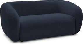 Ciemnoniebieska sofa z tkaniny szenilowej 160 cm Celine – Bobochic Paris