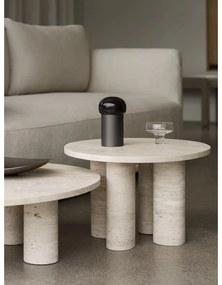 Beżowy kamienny okrągły stolik ø 75 cm Volos – Blomus