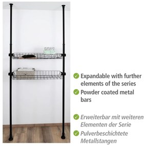 Metalowe organizery do szafy zestaw 2 szt. Herkules – Wenko