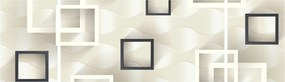 Geometryczny abstrakcyjny obraz (170x50 cm)