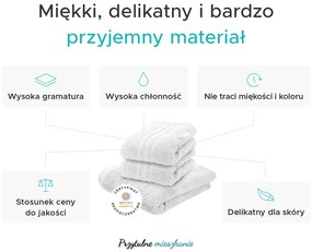 Ręcznik Comfort 50 x 100 cm fioletowy, 100% bawełna