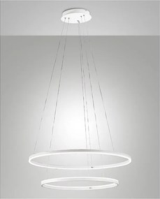 Lampa wisząca LED GIOTTO 65W biała 3508-48-102 Fabas Luce