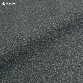 Ciemnoszary podnóżek modułowy z materiału bouclé Megeve – Bobochic Paris