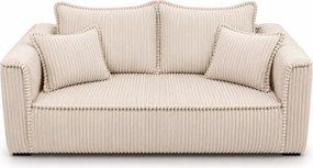 Sofa dwuosobowa Valico z tapicerowanym tyłem