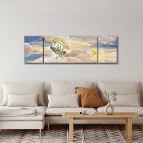 Obraz - Niebiańskie Meduzy (170x50 cm)