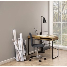 Biurko w dekorze dzikiego dębu Actona, 110x45 cm