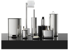 Metalowy stojak na papier toaletowy w kolorze srebra Luxe – Joseph Joseph