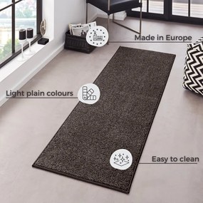 Antracytowy chodnik Hanse Home Pure, 80x200 cm