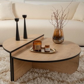 Stolik kawowy Orion Honey Oak Black