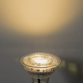 Zestaw 5 żarówek LED GU10 50mm z 3-stopniową regulacją jasności w Kelwinach, przezroczyste, 4,9W 450 lm 2000-2700K