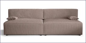 Beżowa rozkładana sofa - Lider 3X
