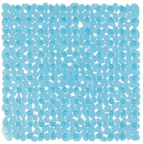 Spirella Antypoślizgowa mata prysznicowa RIVERSTONE, niebieska, 54 x 54 cm