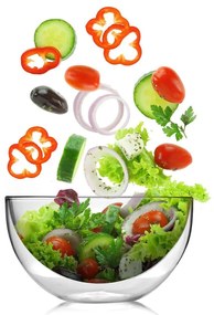 Szklana misa do serwowania z podwójną ścianką Vialli Design Double, 500 ml