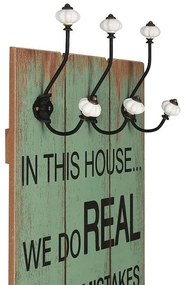 Wieszak ścienny z napisami M8-S19