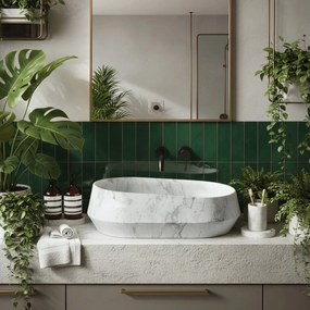 Umywalka nablatowa Rea Zoe Dune