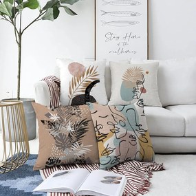 Zestaw 4 poszewek na poduszki Minimalist Cushion Covers Autumn, 55x55 cm