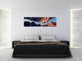 Obraz - Klify 3D (170x50 cm)