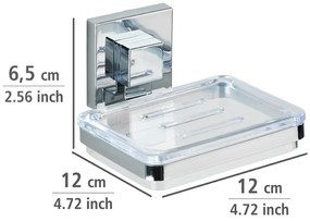 Mydelniczka z przyssawką Wenko Vacuum-Loc, 12x12 cm