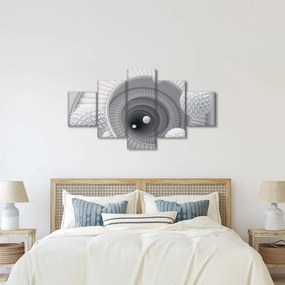 Obraz abstrakcji 3D (125x70 cm)