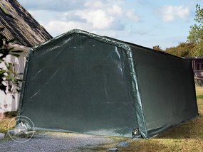 TOOLPORT 3,3x6,2m Namiot garażowy, PE 450, ciemnozielony - (7820)