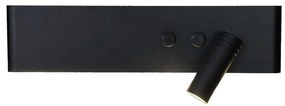 Kinkiet, lampka nocna Resort Czarny right 10W + 3W LED 4000K
