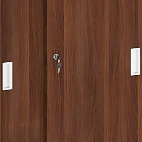 Szafa przesuwna MIRELLI, 800 x 400 x 1200 mm, orzech