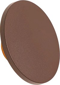 Nowoczesna lampa ścienna zewnętrzna brązowa rdza włącznie z LED IP54 - Skyf